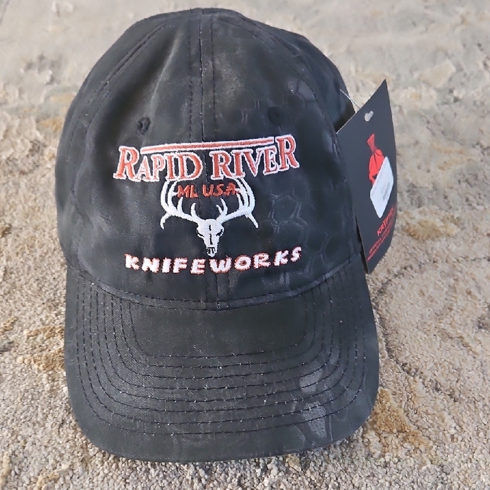 Rapid River Black Cap with Embroidered Logo